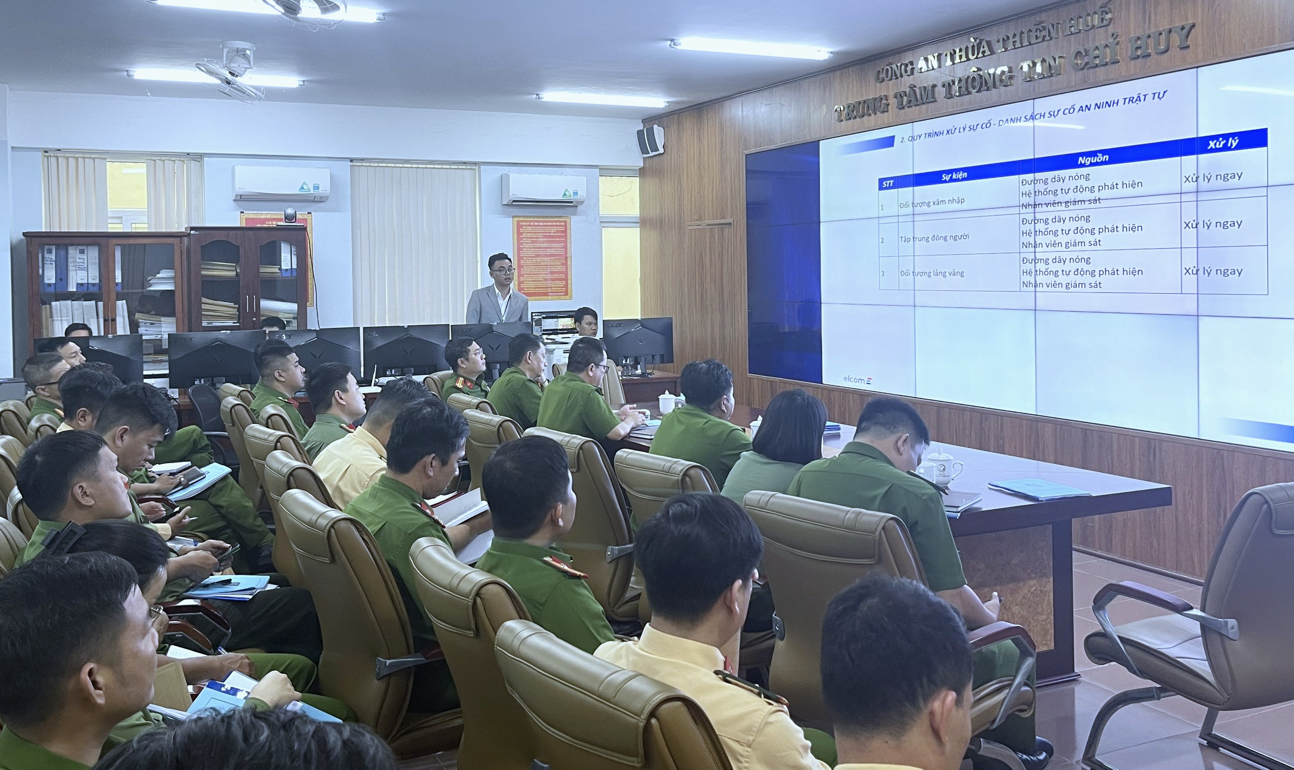 Elcom và Sở Công an Thừa Thiên Huế tổ chức tập huấn, chuyển giao công nghệ camera giám sát