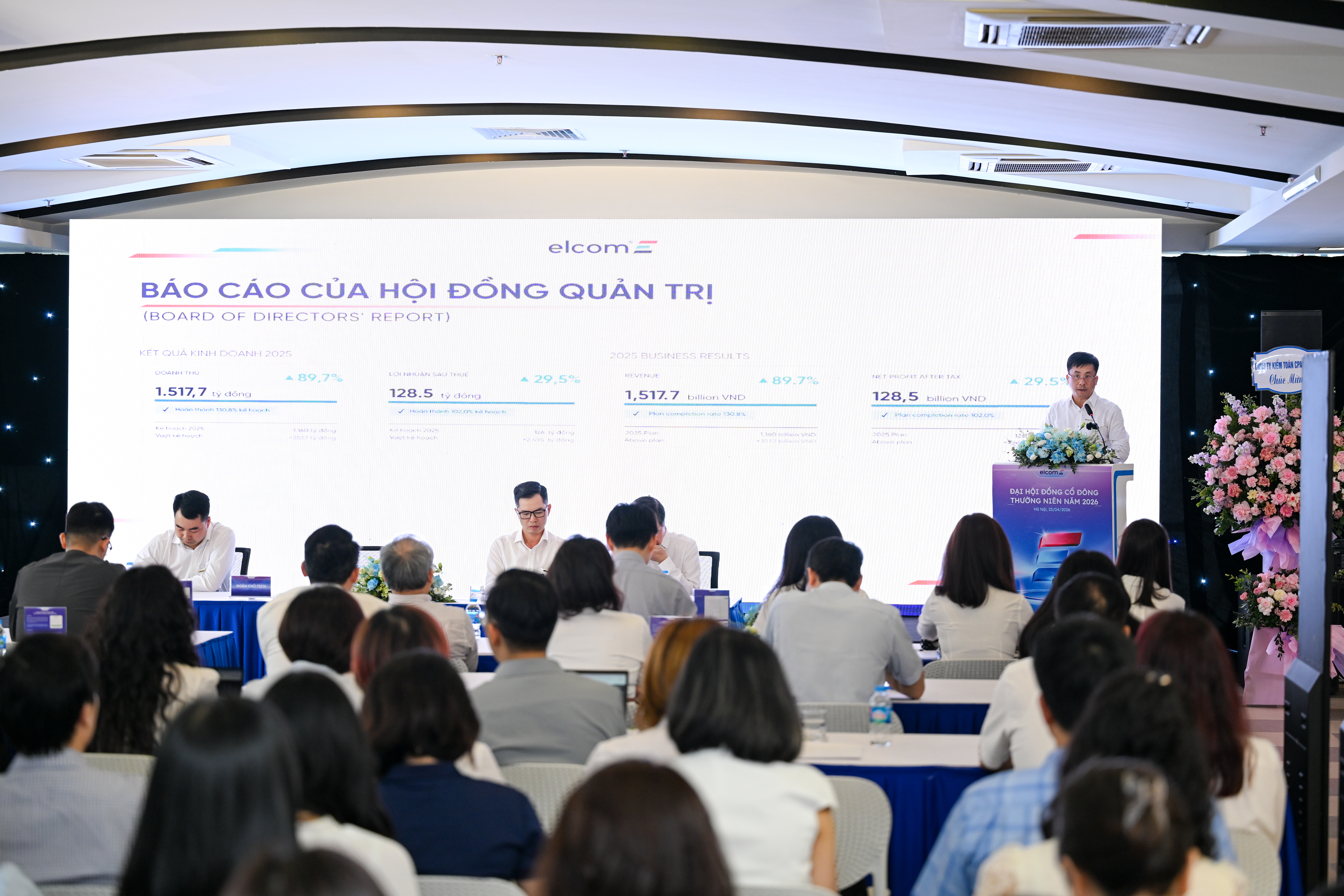 ĐHCĐ ELCOM (ELC): Mục tiêu lợi nhuận sau thuế hơn 142 tỷ đồng, cổ tức tối đa 10%