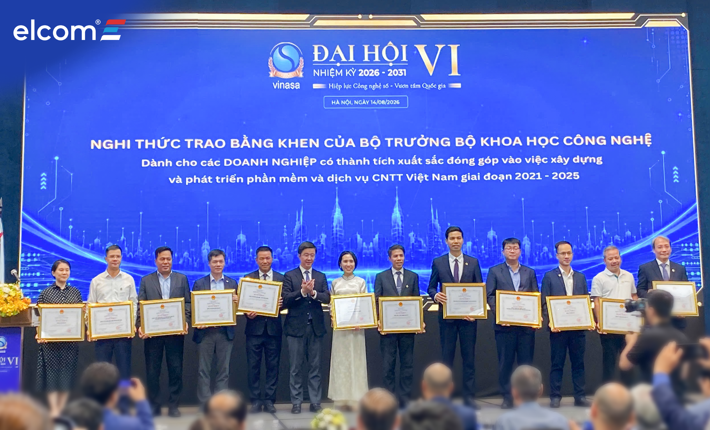 ELCOM vinh dự nhận Bằng khen của Bộ trưởng Bộ Khoa học và Công nghệ