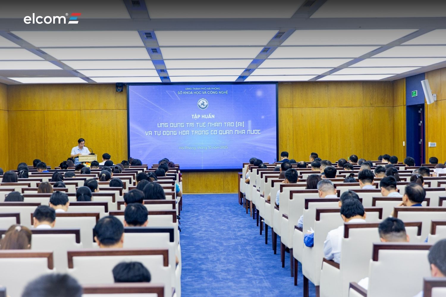 ELCOM phối hợp Sở Khoa học Công nghệ Hải Phòng tổ chức Tập huấn Ứng dụng AI và Tự động hóa trong cơ quan nhà nước