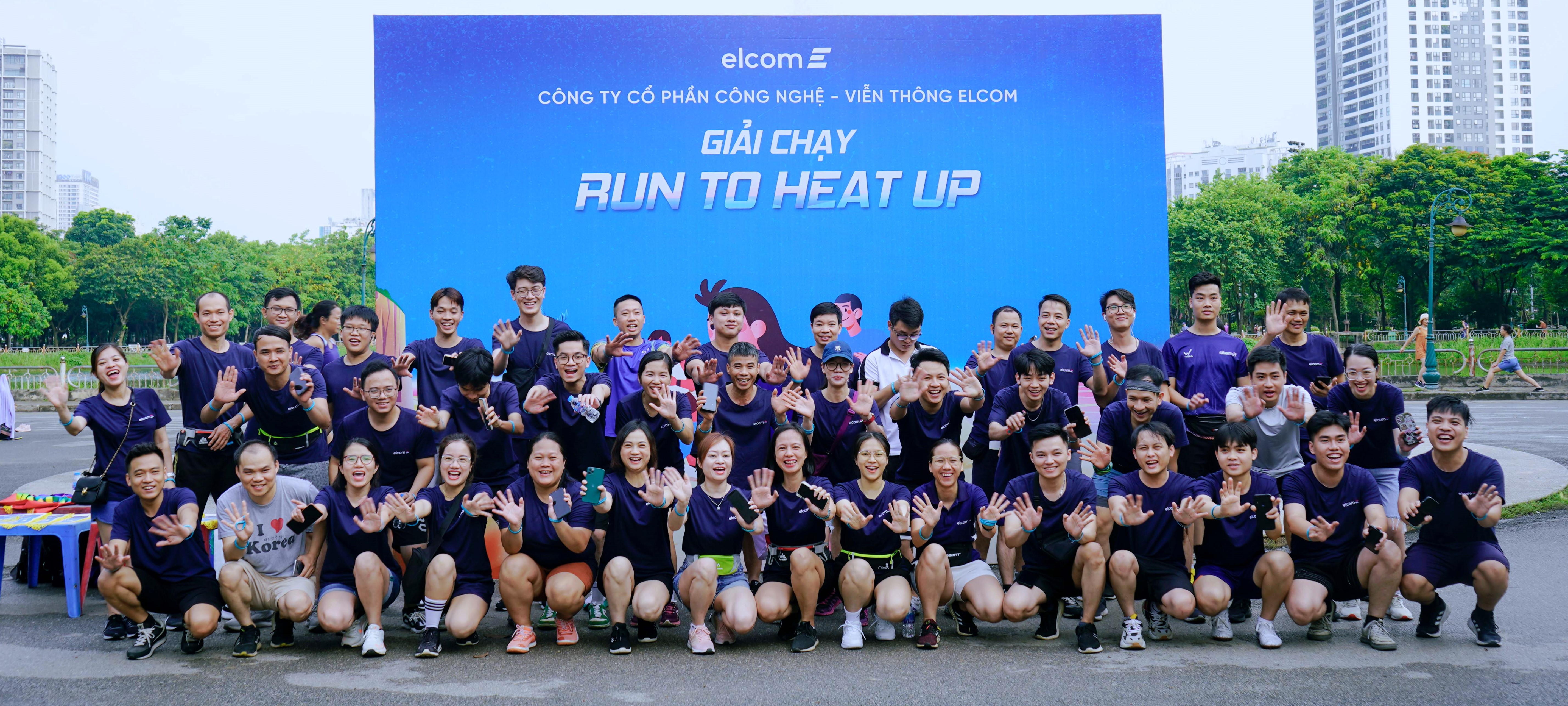 Giải chạy “Run to Heat up”: Elcomer chinh phục thành công đường đua “nóng” nhất hè này