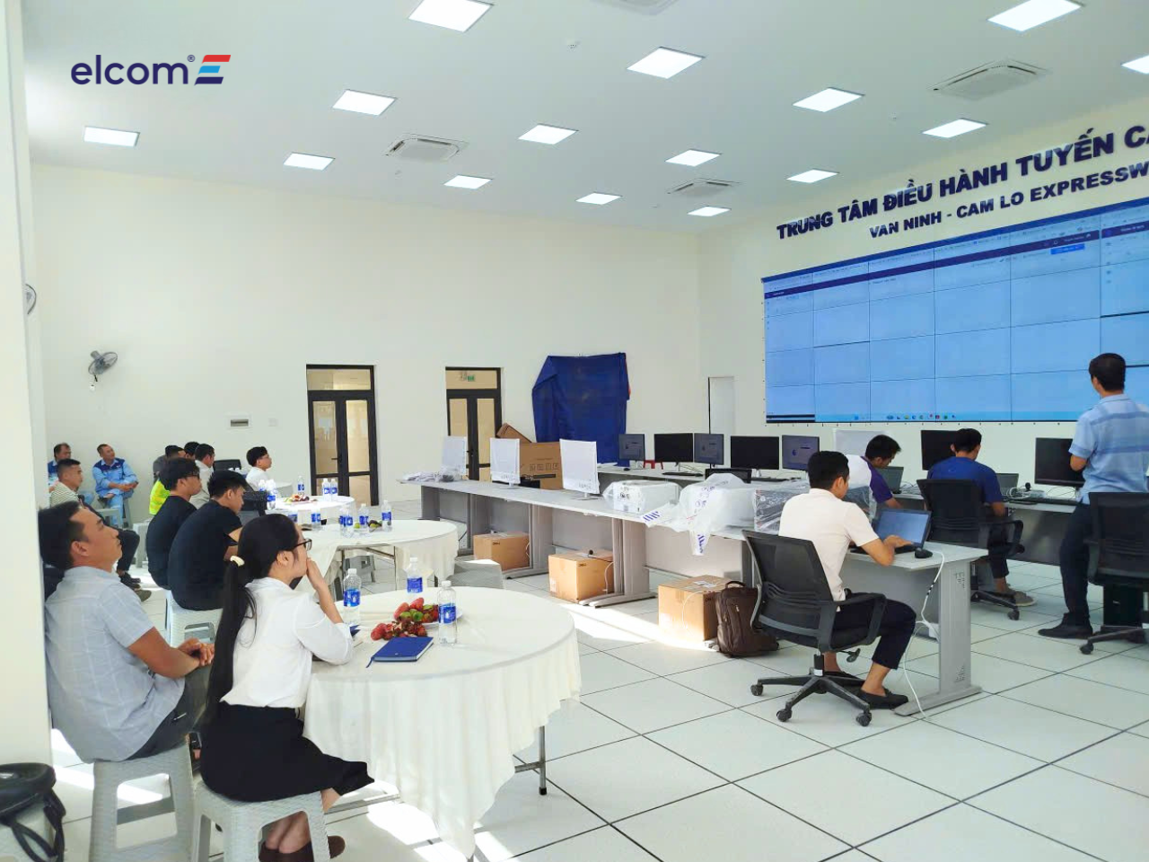 ELCOM tổ chức đào tạo vận hành thử hệ thống giám sát, điều hành giao thông tuyến cao tốc Vạn Ninh - Cam Lộ