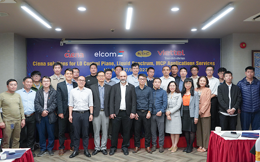Liên danh Elcom/NDC phối hợp cùng Ciena tổ chức Hội thảo Cập nhật công nghệ DWDM (Dense Wavelength Division Multiplex)