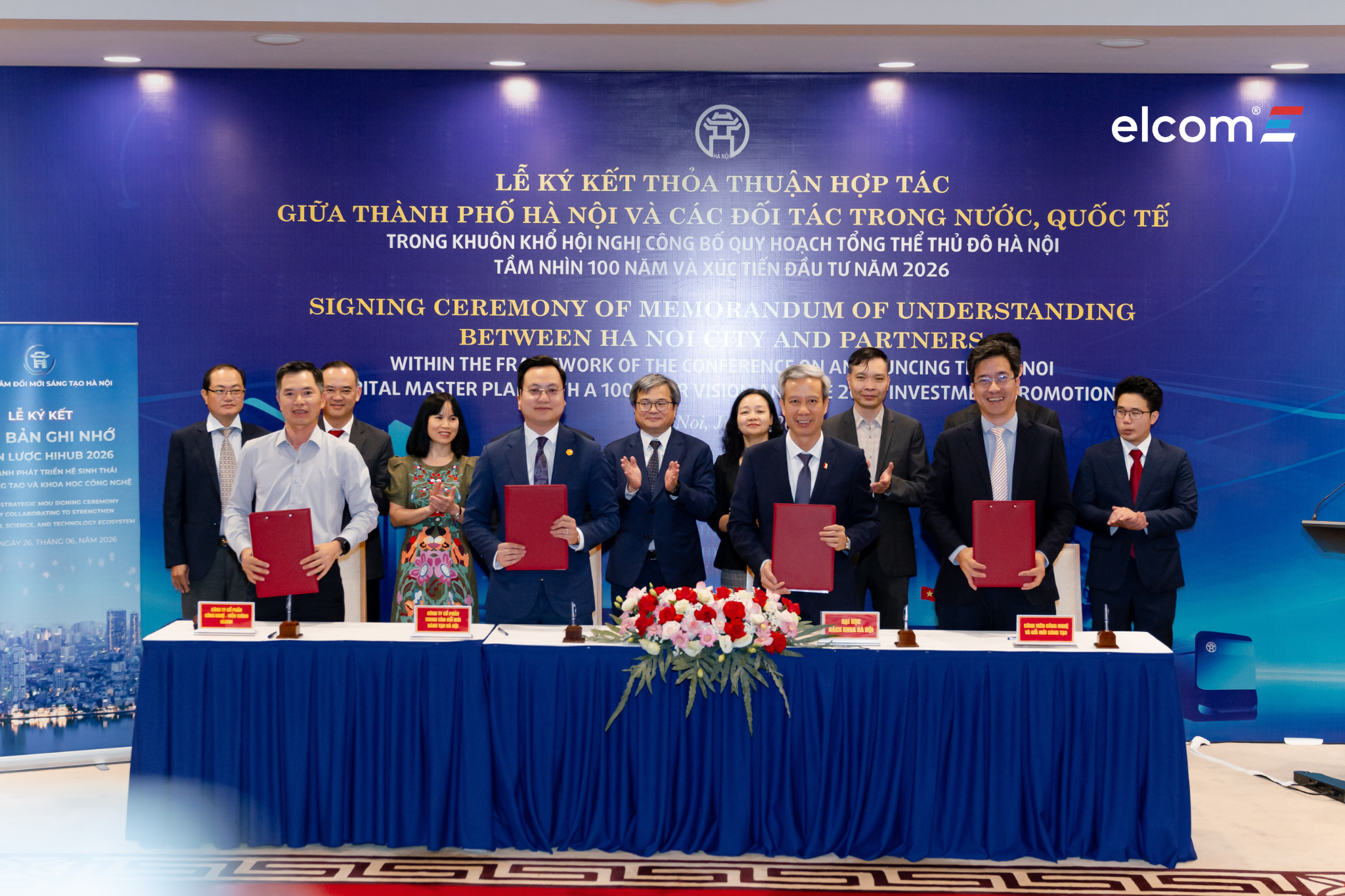 [ELCOM News] Hà Nội và ELCOM ký kết hợp tác chiến lược quy tụ bài toán lớn và thúc đẩy đổi mới sáng tạo thủ đô